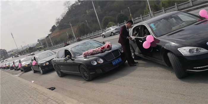 2018年3月26日，安徽良友高端婚车宾利飞驰极速版来到芜湖市繁昌县