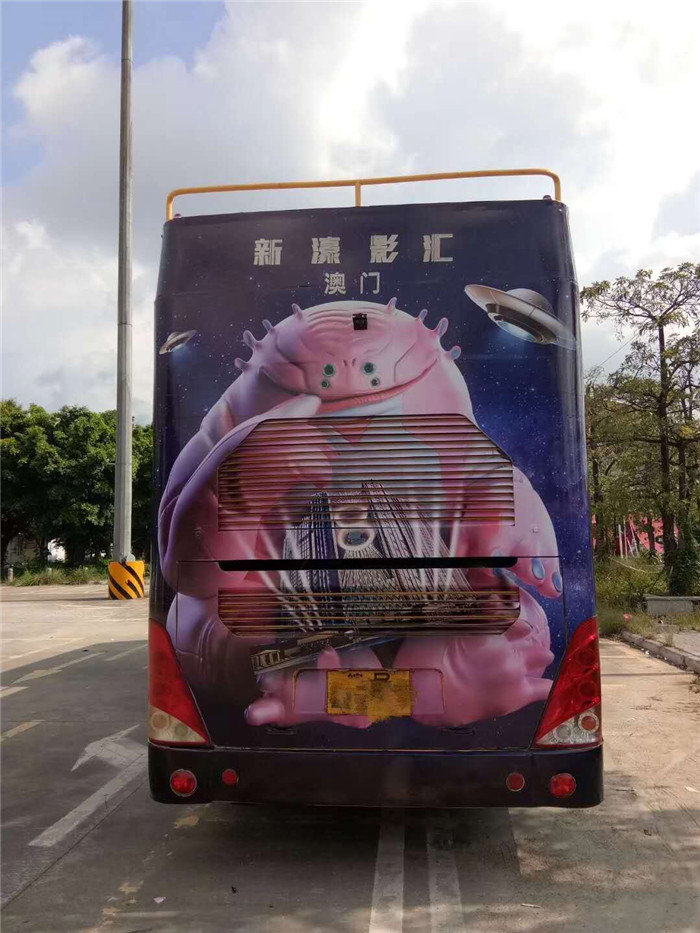 2018年5月26日到27日，安徽良友双层敞篷巡游巴士来到广东省广州市