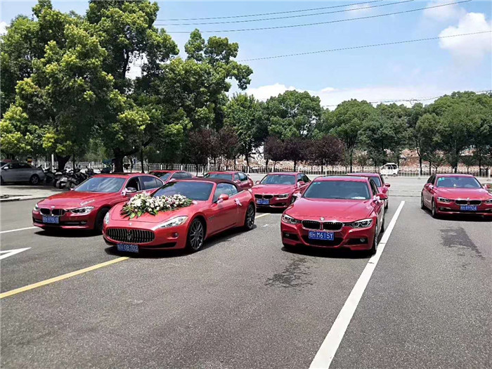 红色玛莎拉蒂吉博力，总裁，GT ，Gtc ，莱万特等玛莎拉蒂全系婚车2018年火热预定中